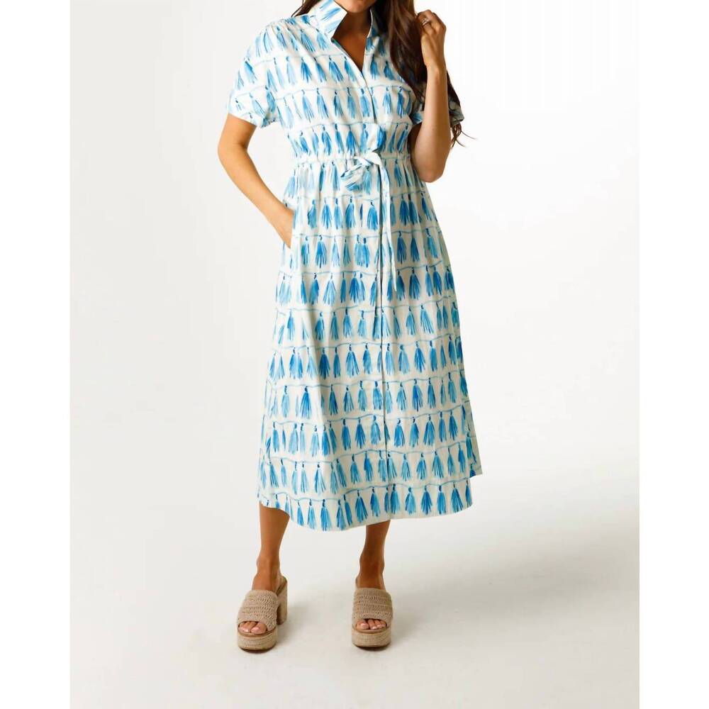 NEW HOLLY SHAE DESIGN bria midi dress in tassel time